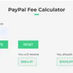 Paypal fees calculator